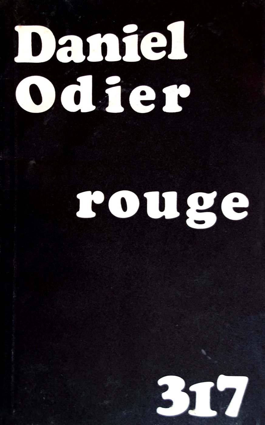 Couverture de Rouge, Daniel Odier
